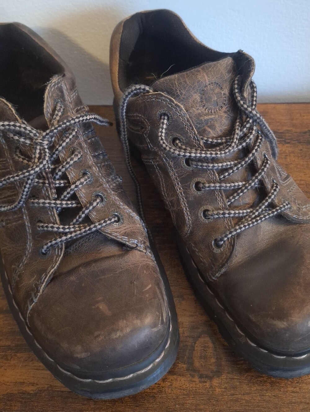 Dr. Martens Brown Leather Lace-Up Boots